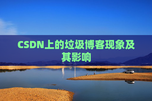 CSDN上的垃圾博客现象及其影响